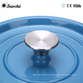 Sarchi Round Wide With Enamel Cast-Iron Casserole Coating Cocotte